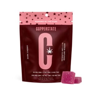 Copperstate Farms’s Live Rosin Gummies - Dark Cherry
