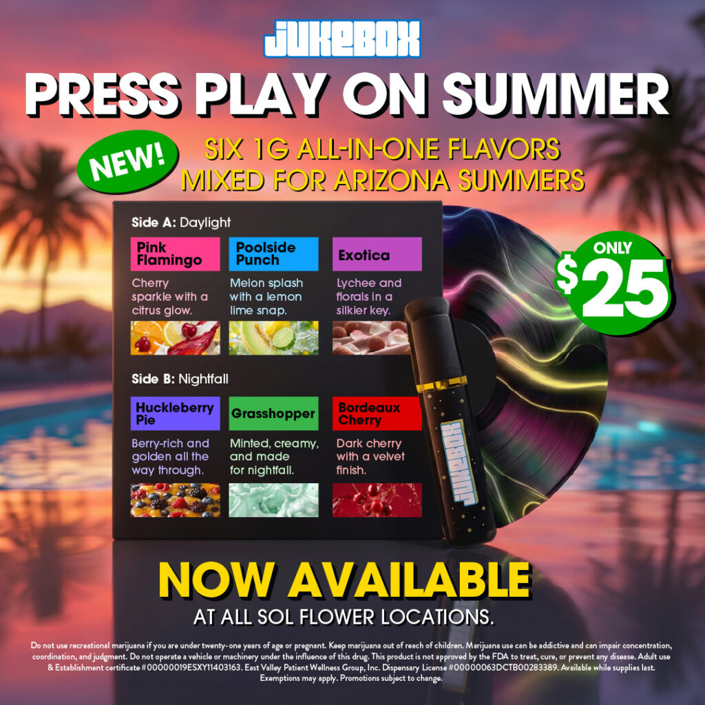 Jukebox New Vape Flavors at Sol Flower