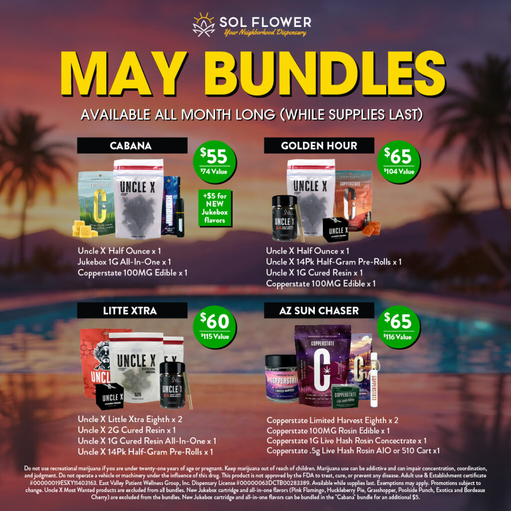 May Bundles at Sol Flower