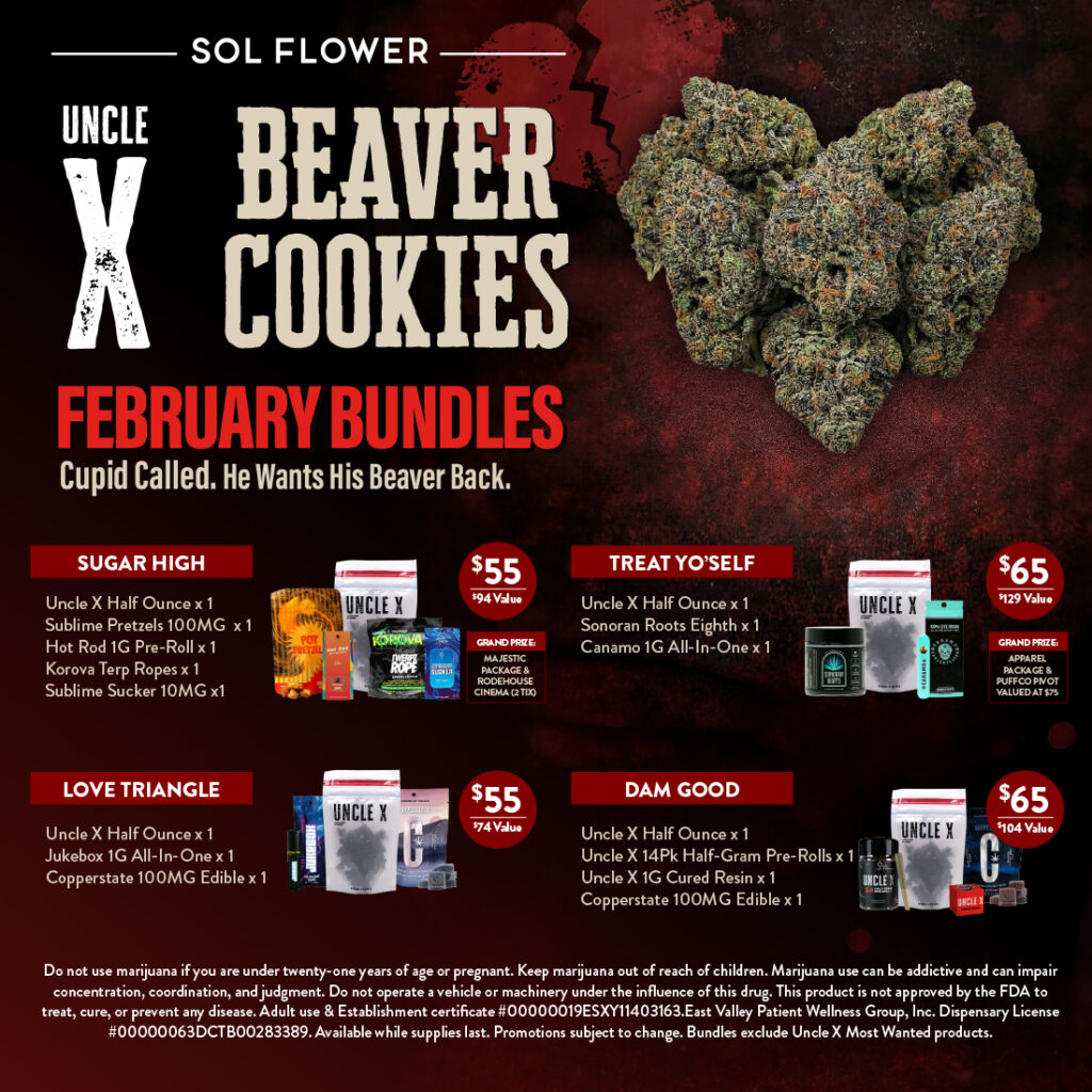 February Bundles at Sol Flower Cannabis Dispensaries