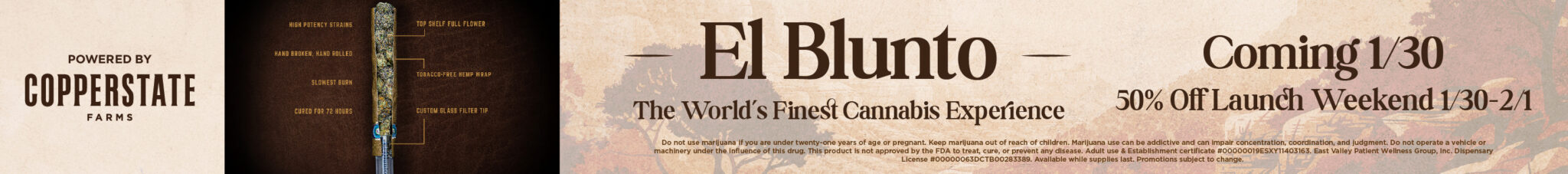 El Blunto New Cannabis Product at Sol Flower Dropping Soon