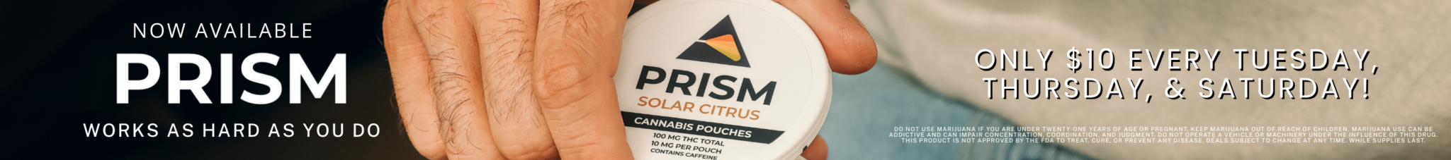 Prism THC Pouches at Sol Flower