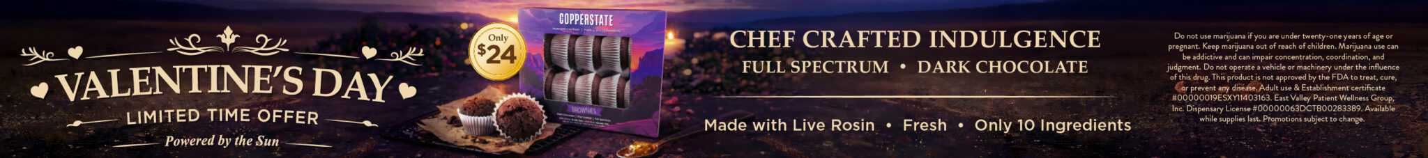 Copperstate Rosin Brownies