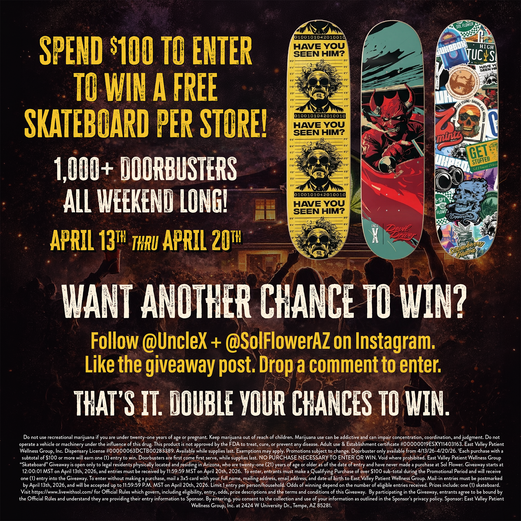 Sol Flower 420 Doorbuster Deals