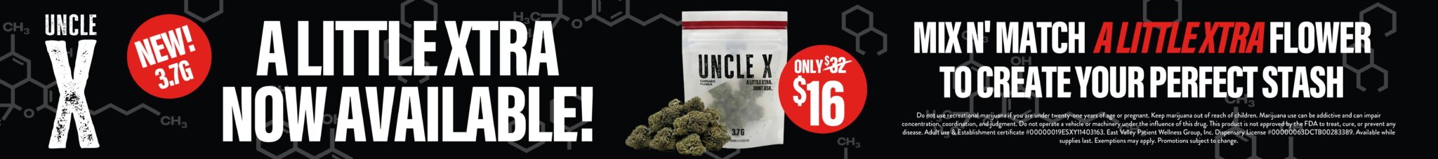 Uncle X Little Xtra Flower at Sol Flower