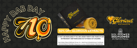Home - Sol Flower 710 day deal 50% off glorious extracts at sol flower